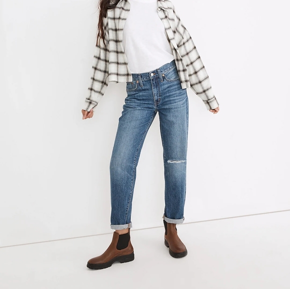 Madewell Slouchy Boyfriend Denim - Picture 1 of 7